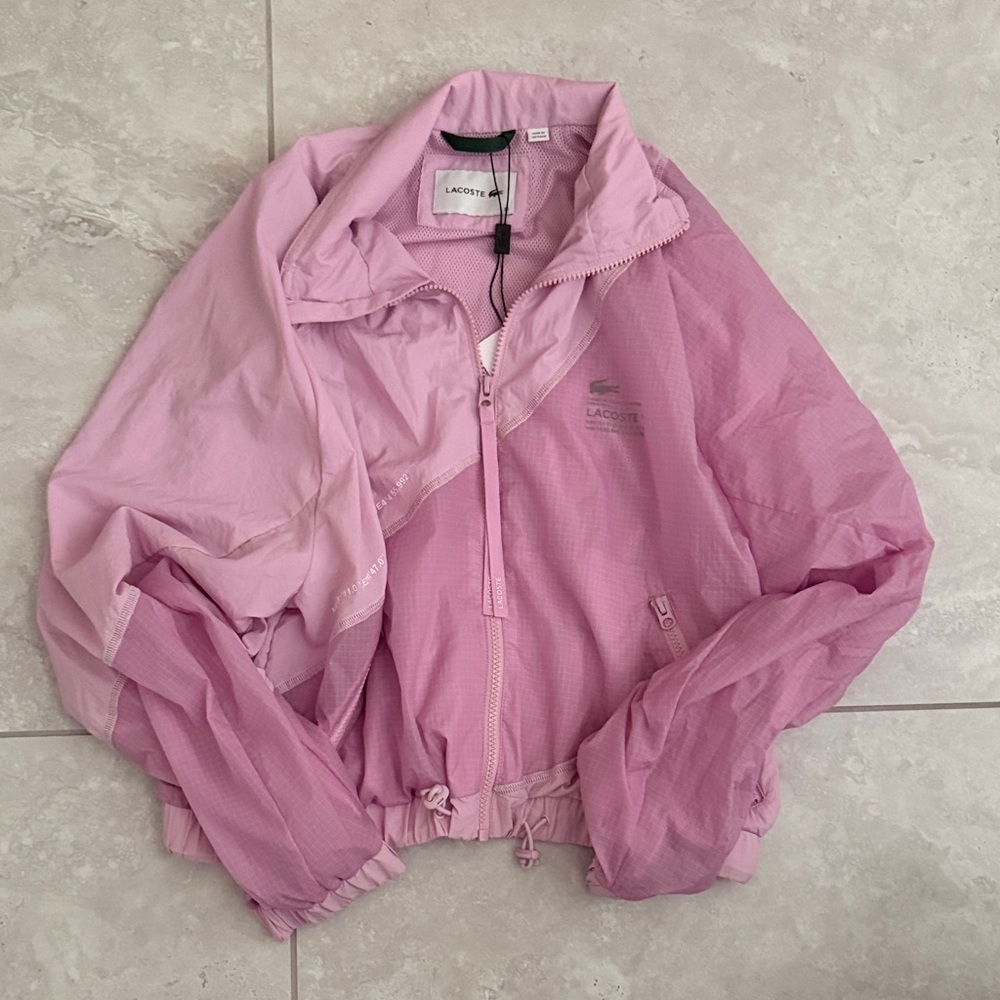 Lacoste Women's Light Pink Bomber Jacket